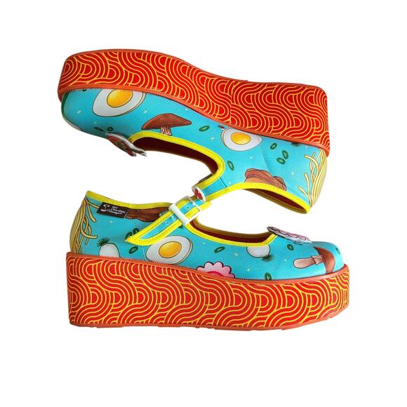 Hot Chocolate Design Chocolaticas Ramen Women's Mary Jane Platform US Size 8 - Picture 3 of 9